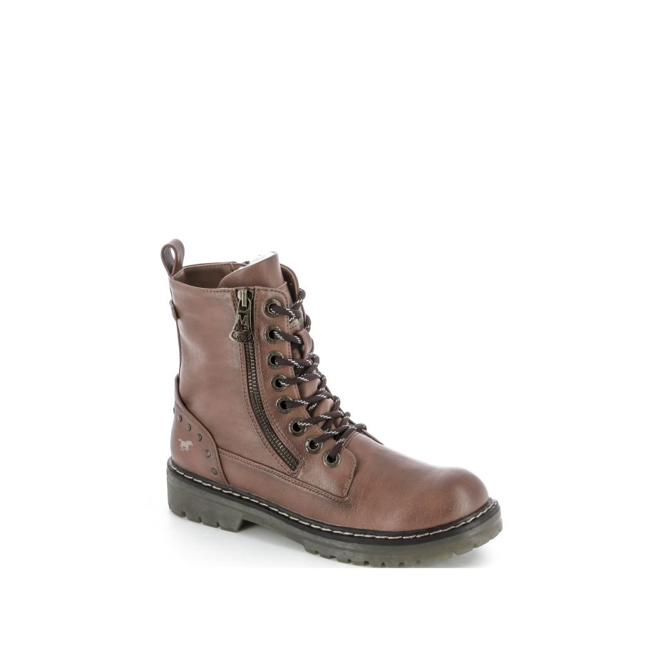 mustang bottines cognac